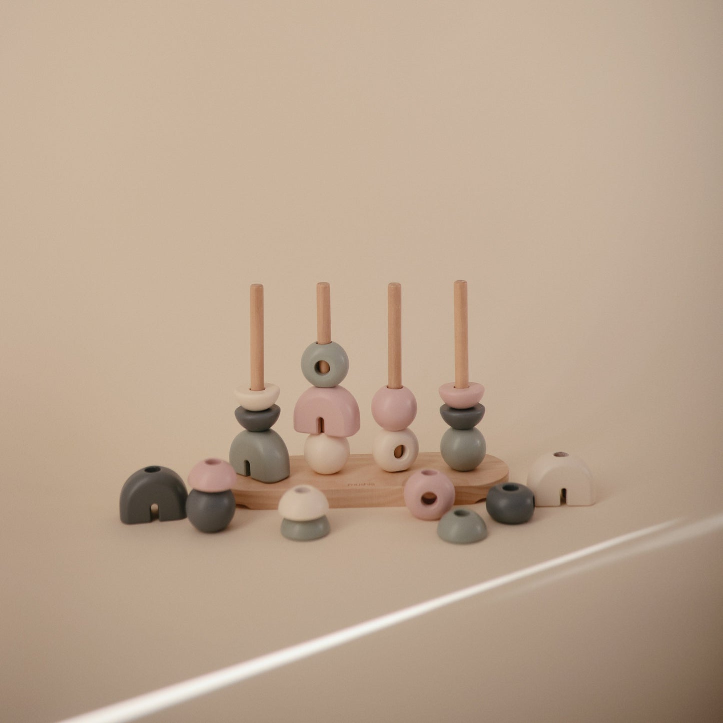 Wooden Multi-Shape Stacker