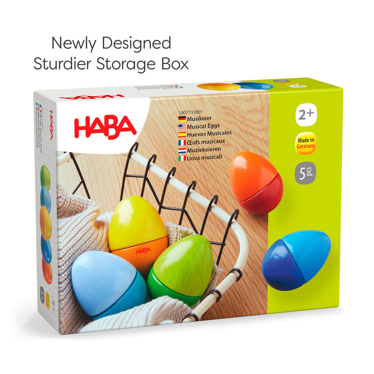 Fun with Sounds Wooden Eggs HABA USA