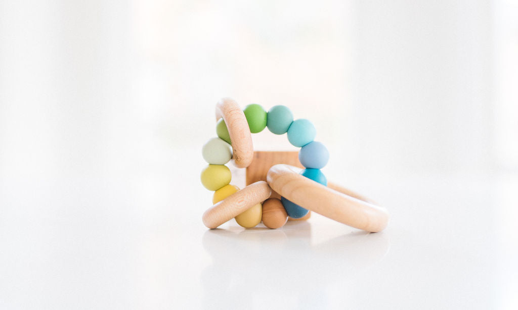 Saturn Ring Wooden Baby Teether Bannor Toys