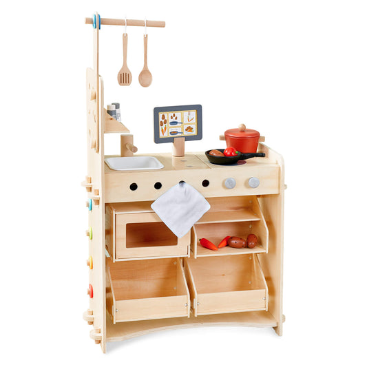 Creative Play 3 in 1 – Play Kitchen, Store & Workshop HABA USA
