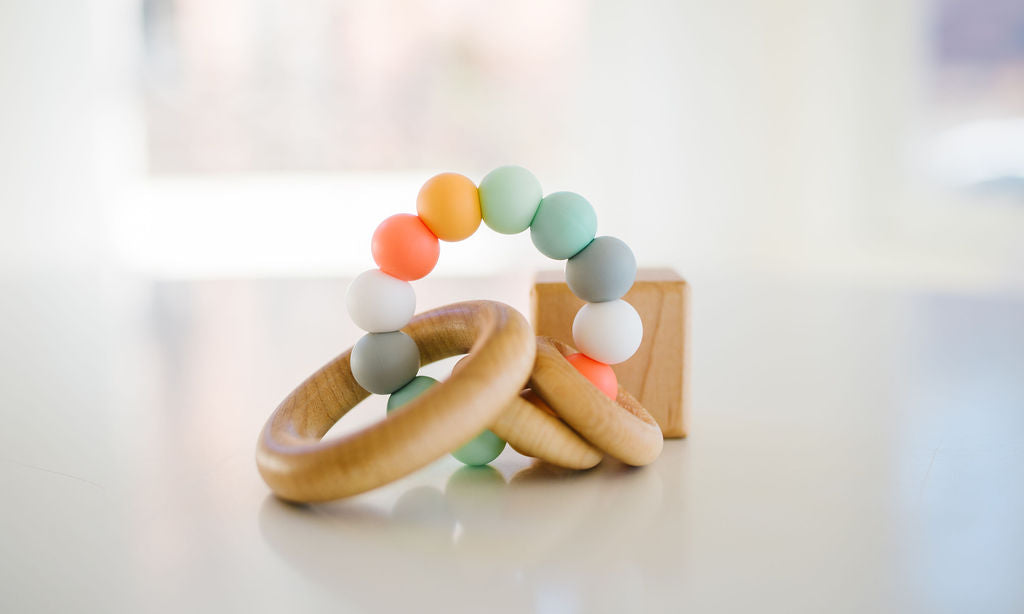 Saturn Ring Wooden Baby Teether Bannor Toys