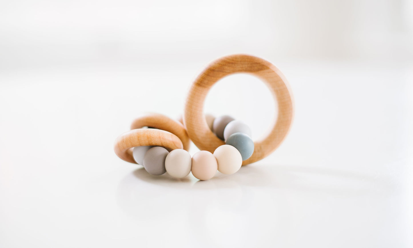 Saturn Ring Wooden Baby Teether Bannor Toys