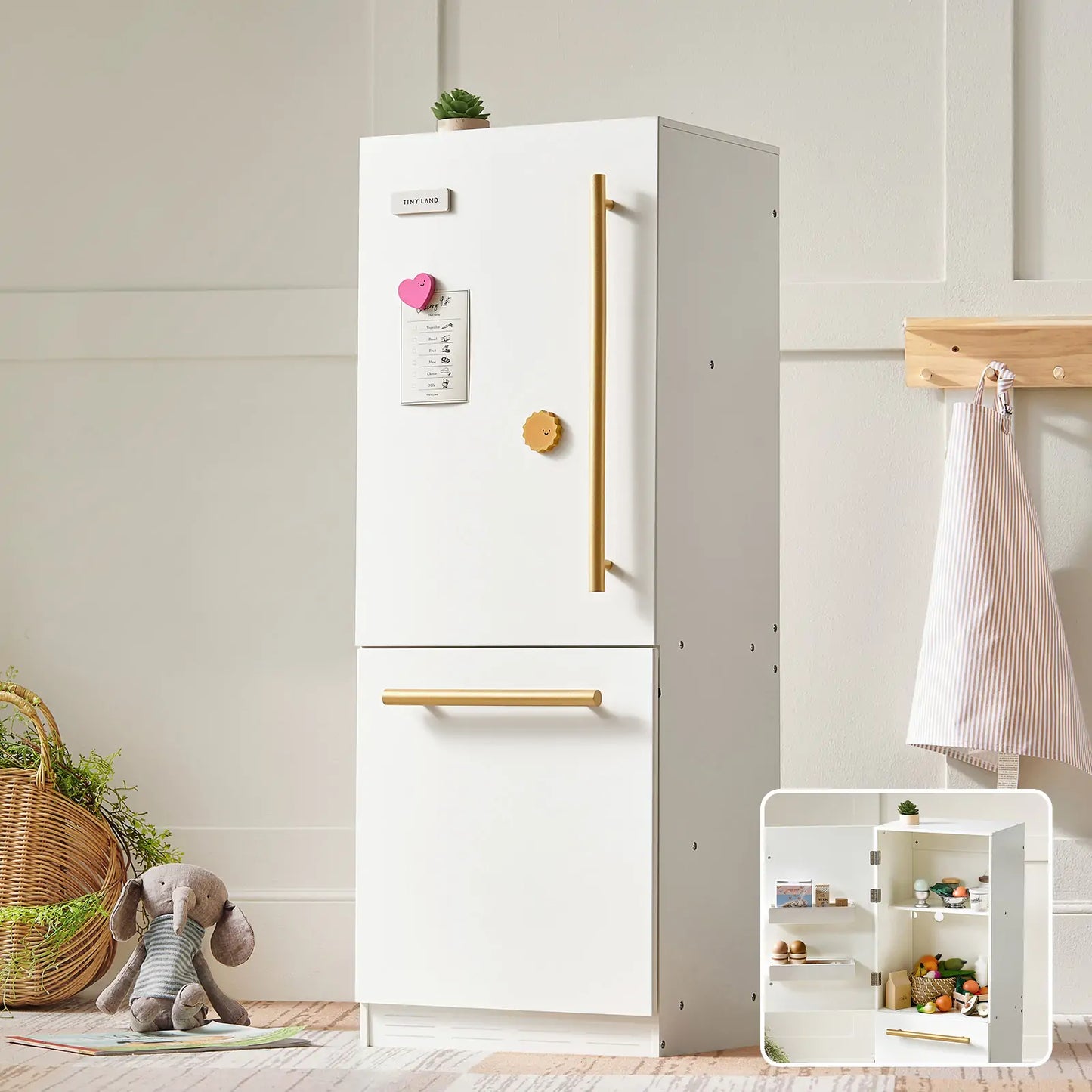 Tiny Land® Play Kitchen Accessories – Play Kitchen Fridge