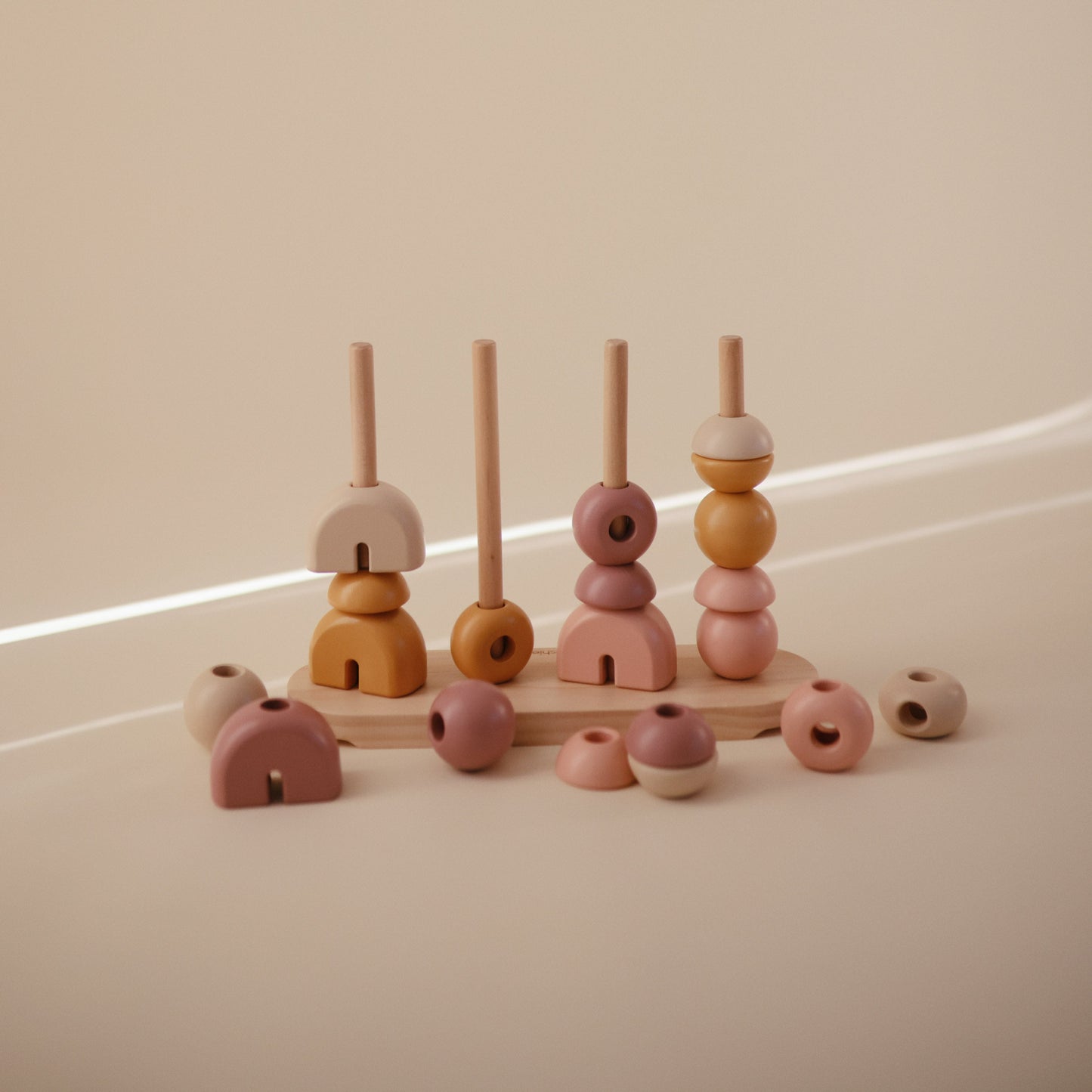 Wooden Multi-Shape Stacker