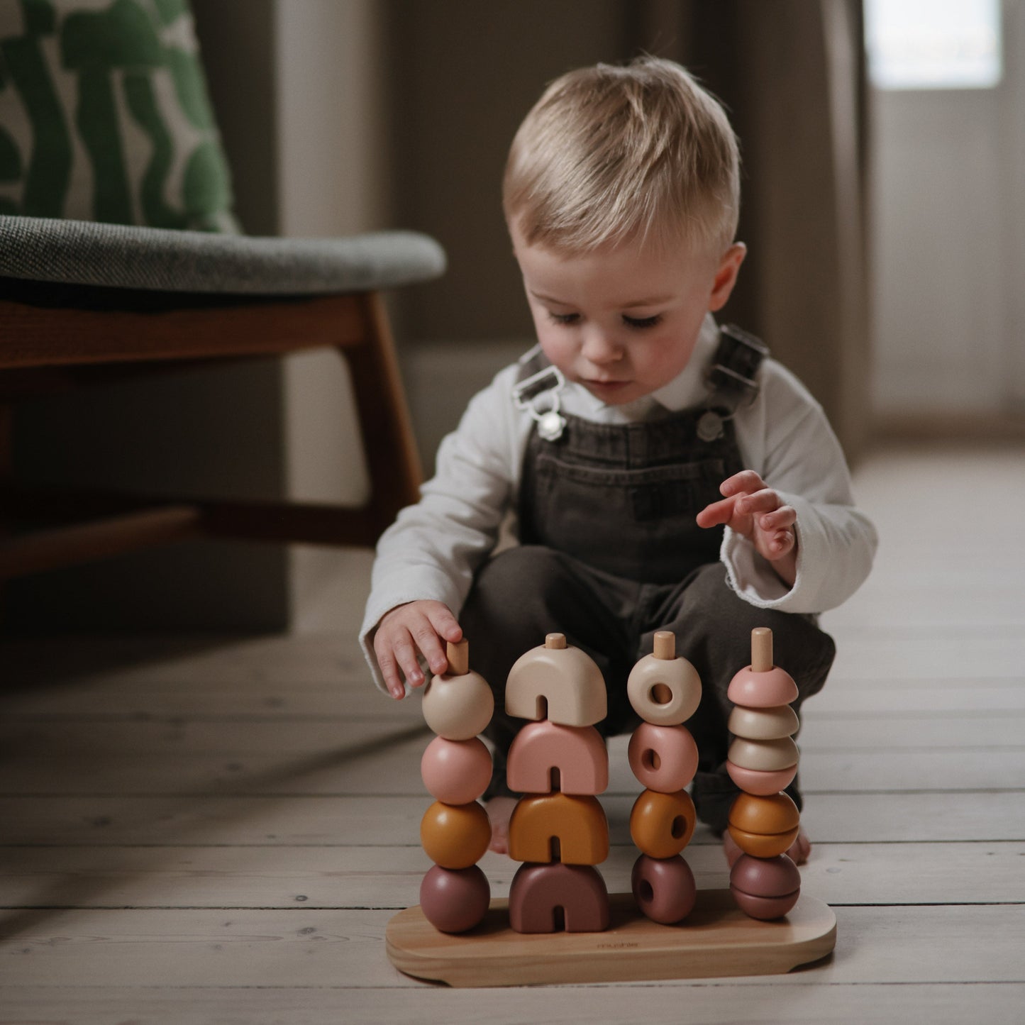 Wooden Multi-Shape Stacker