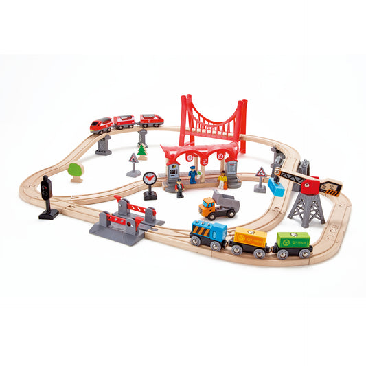 Busy City Train Rail Set