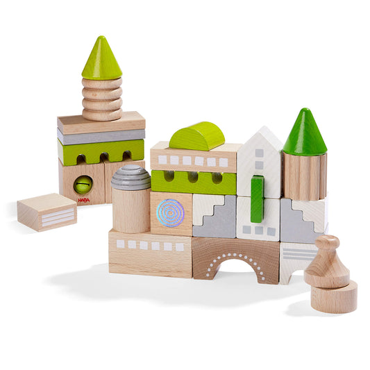Coburg 28 Piece Wooden Building Blocks HABA USA