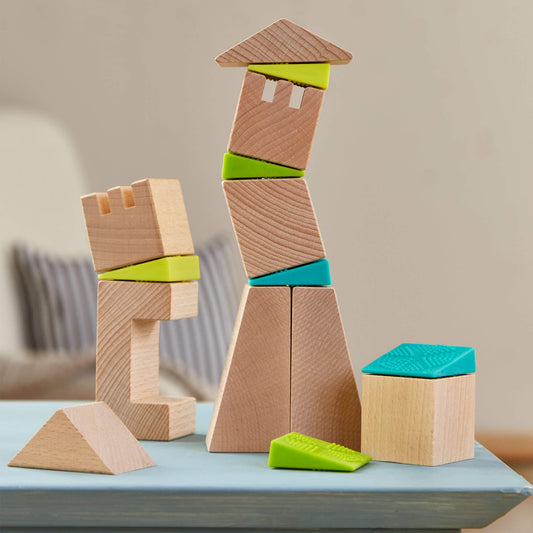 Crooked Towers Wooden Blocks HABA USA