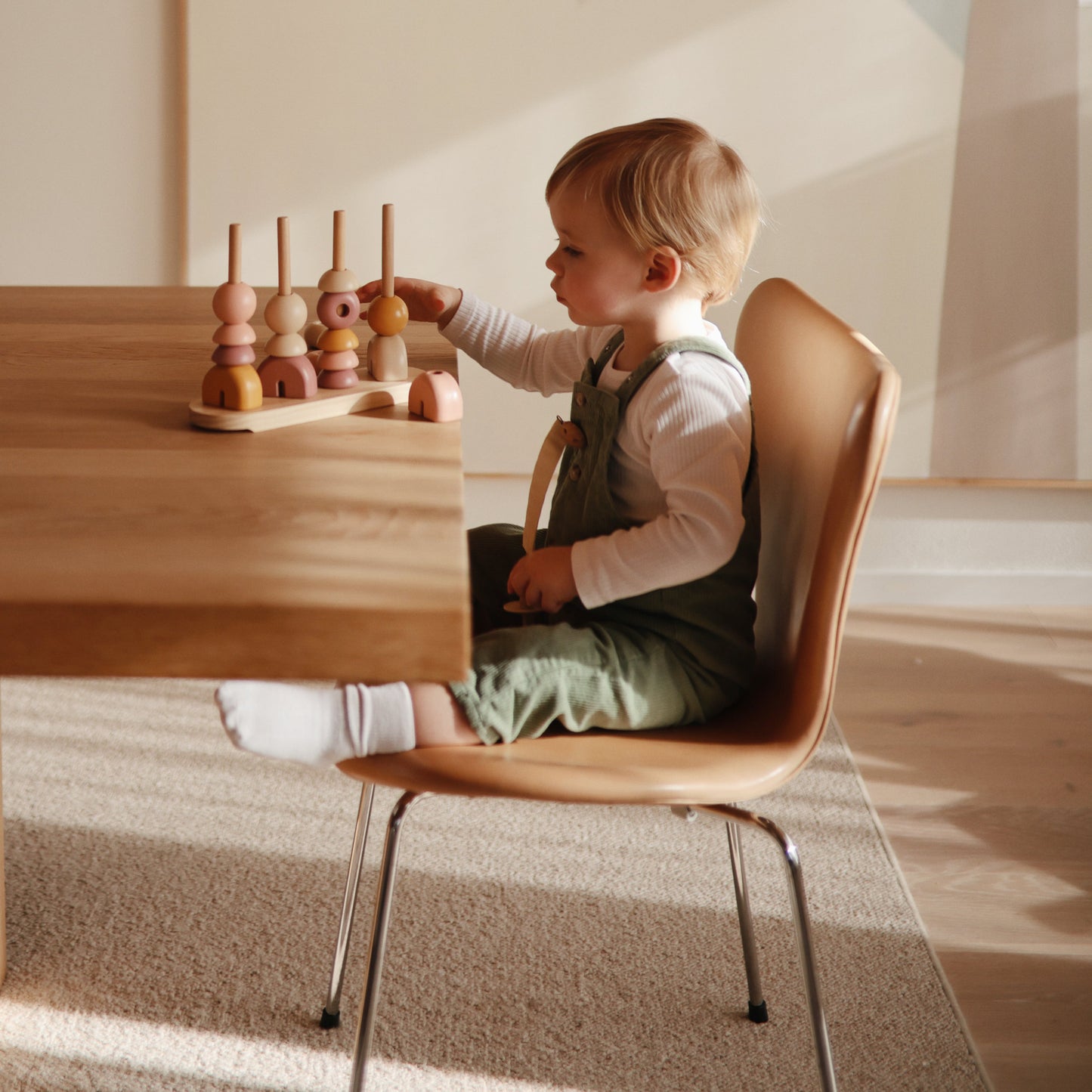 Wooden Multi-Shape Stacker