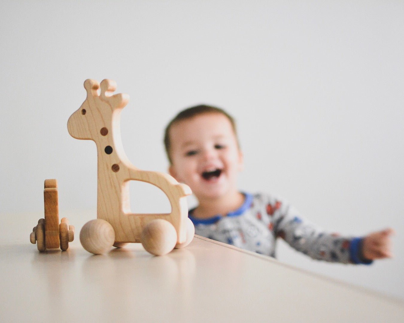Giraffe Push Toy Bannor Toys
