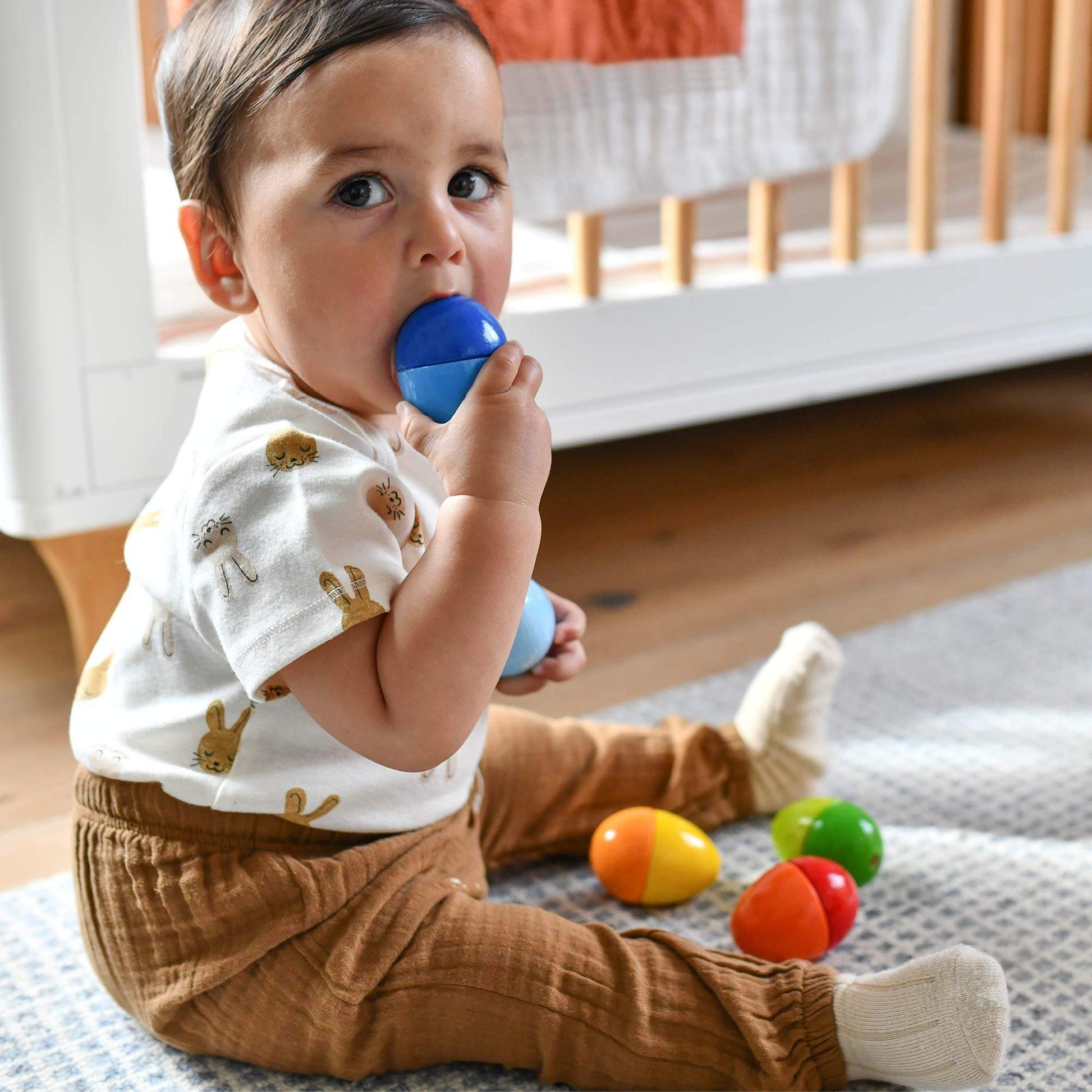 Fun with Sounds Wooden Eggs HABA USA