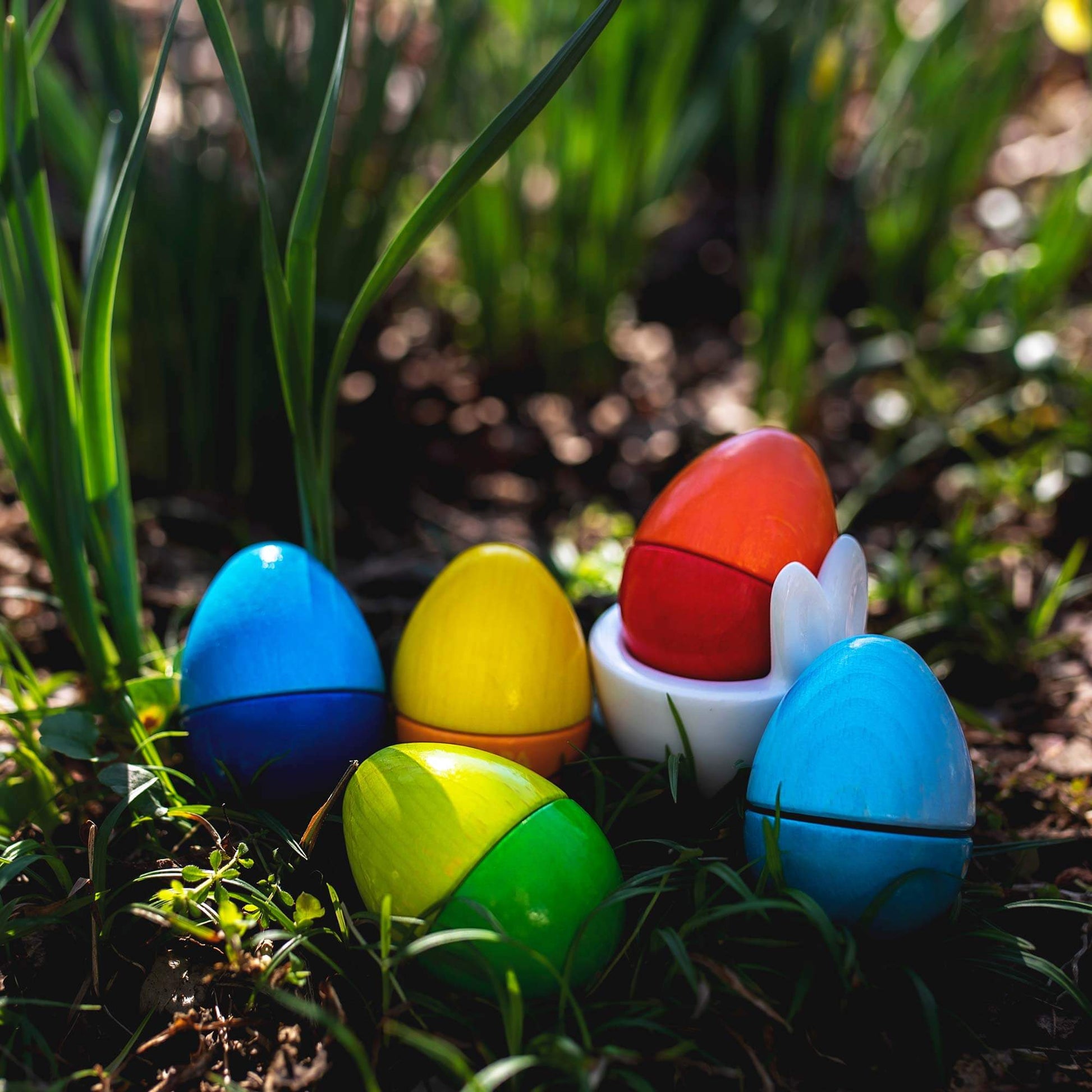 Fun with Sounds Wooden Eggs HABA USA