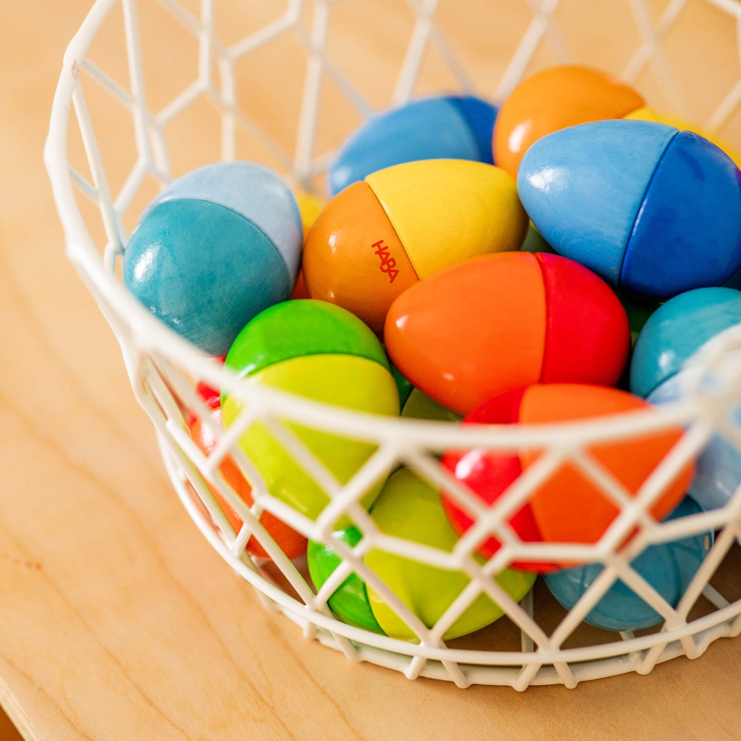 Fun with Sounds Wooden Eggs HABA USA