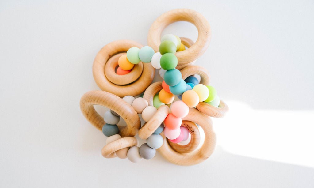 Saturn Ring Wooden Baby Teether Bannor Toys