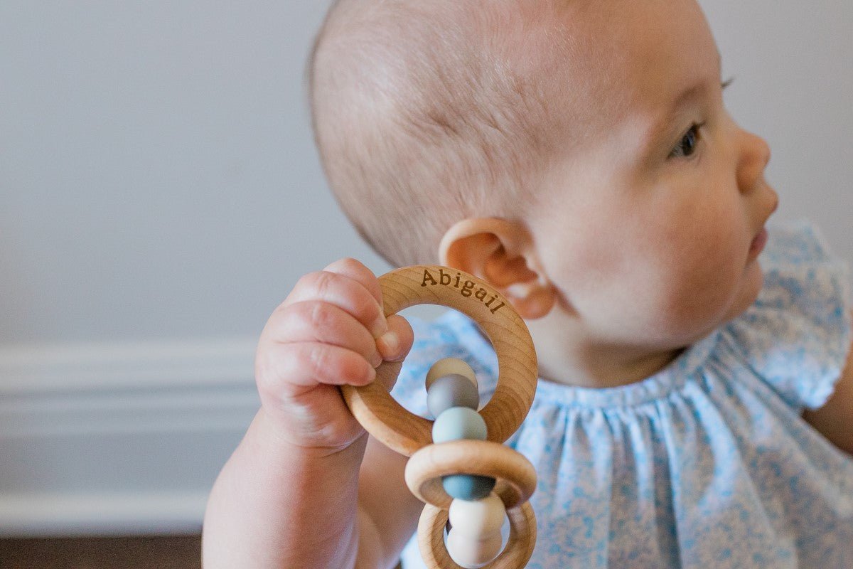 Saturn Ring Wooden Baby Teether Bannor Toys