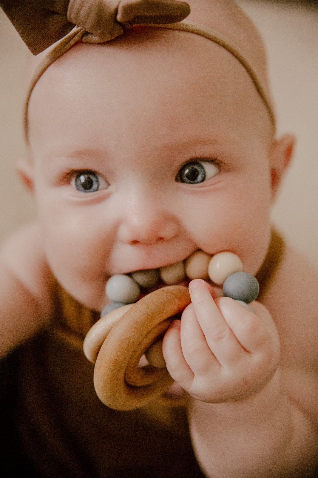 Saturn Ring Wooden Baby Teether Bannor Toys